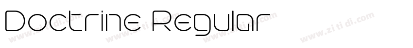 Doctrine Regular字体转换 Doctrine Regular字体转换